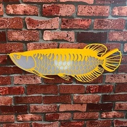 Moderne luci da parete a forma di pesce, stile semplice, illuminazione acrilica, soggiorno, corridoio, camera da letto, camere d'albergo, illuminazione decorativa