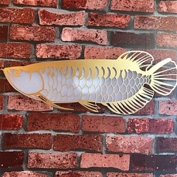 Moderne luci da parete a forma di pesce, stile semplice, illuminazione acrilica, soggiorno, corridoio, camera da letto, camere d'albergo, illuminazione decorativa