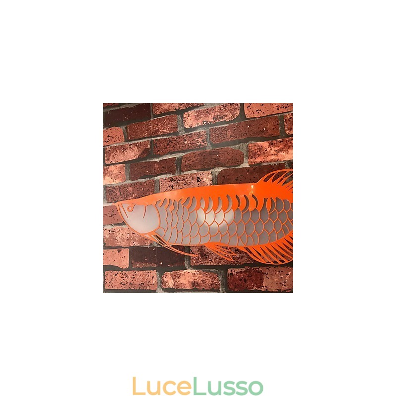 Moderne luci da parete a forma di pesce, stile semplice, illuminazione acrilica, soggiorno, corridoio, camera da letto, camere d'albergo, illuminazione decorativa