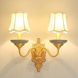 Semplice paese tradizionale classico ottone caratteristica per mini stile uplight applique da parete luce da parete Pu