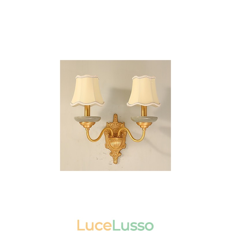 Semplice paese tradizionale classico ottone caratteristica per mini stile uplight applique da parete luce da parete Pu