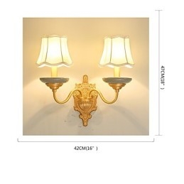Semplice paese tradizionale classico ottone caratteristica per mini stile uplight applique da parete luce da parete Pu