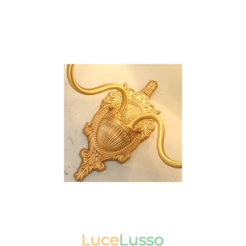 Semplice paese tradizionale classico ottone caratteristica per mini stile uplight applique da parete luce da parete Pu