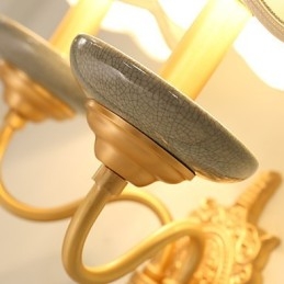 Semplice paese tradizionale classico ottone caratteristica per mini stile uplight applique da parete luce da parete Pu