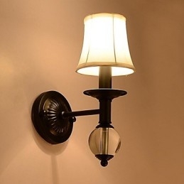 Applique da parete vintage con caratteristica elettroplaccata, luce da parete
