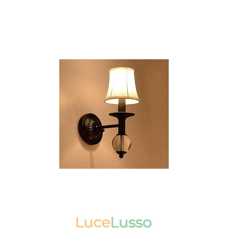 Applique da parete vintage con caratteristica elettroplaccata, luce da parete
