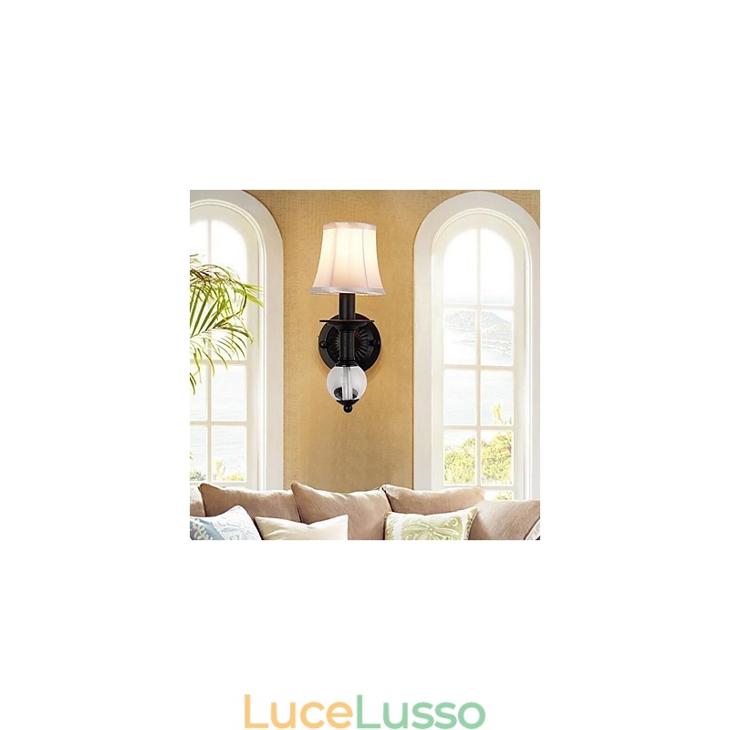 Applique da parete vintage con caratteristica elettroplaccata, luce da parete