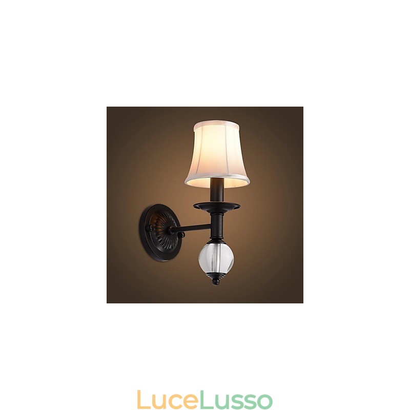 Applique da parete vintage con caratteristica elettroplaccata, luce da parete