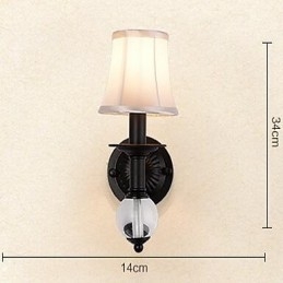 Applique da parete vintage con caratteristica elettroplaccata, luce da parete