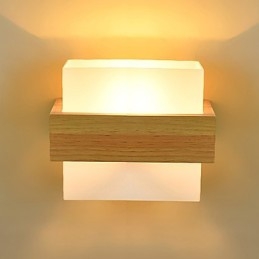 Novità Country Feature per Mini Style Protezione degli occhi Luce ambientale Applique Luce notturna da comodino Lampada da parete creativa per balcone