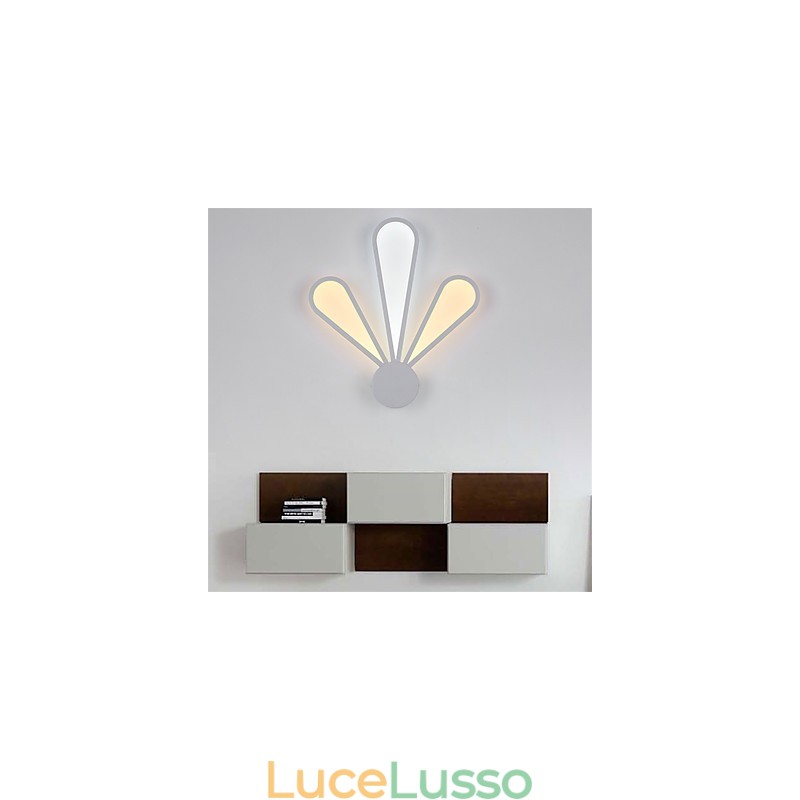 Applique moderne Stile Semplicità Acrilico Soggiorno Corridoio Camera da letto Camere d'albergo Lampada da comodino