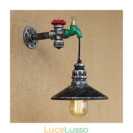 Pittura rustica Lodge Caratteristica per applique da parete con luce ambientale Applique da parete Pittura rustica Lodge Caratteristica per applique da parete con luce ambientale Applique da parete