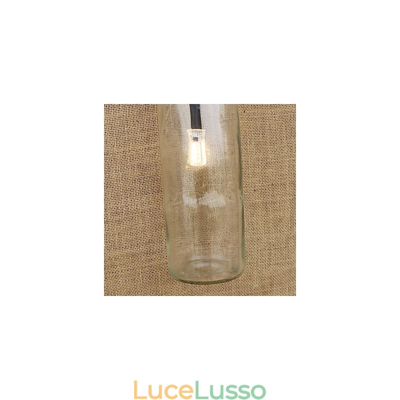 Applique da parete rustica in ottone per luce ambientale