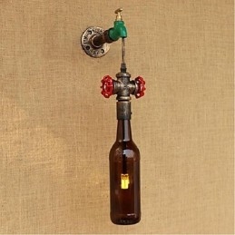 Moderna nuova lampada da parete creativa in bottiglia Lampada da parete