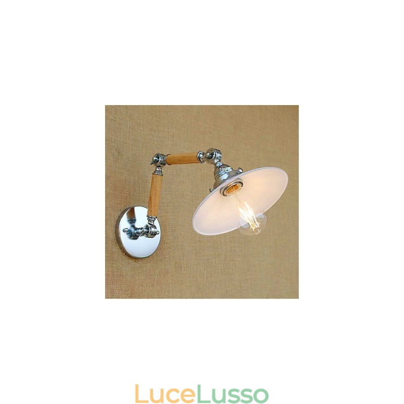 Moderna e contemporanea, caratteristica cromata per braccio oscillante, luce ambientale, luci a braccio oscillante, applique
