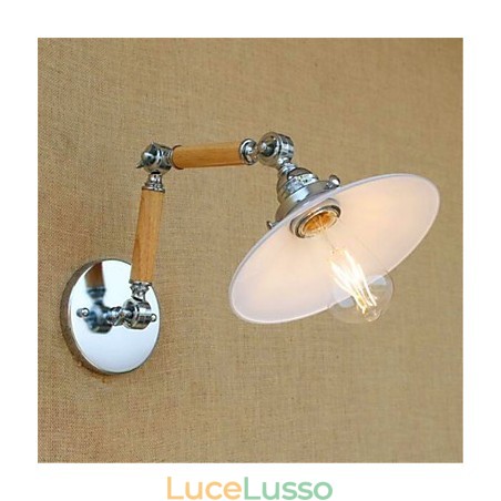 Moderna e contemporanea, caratteristica cromata per braccio oscillante, luce ambientale, luci a braccio oscillante, applique Moderna e contemporanea, caratteristica cromata per braccio oscillante, luce ambientale, luci a braccio oscillante, applique
