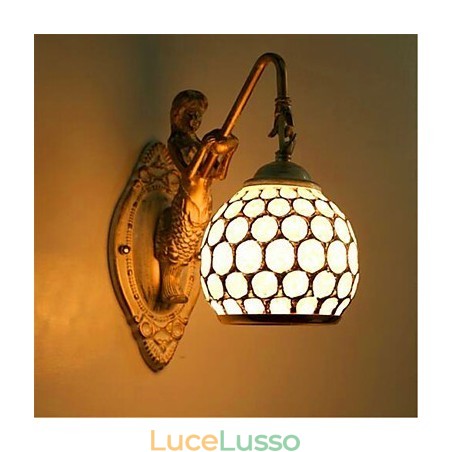 Lampada da parete semplice in stile europeo, retro pastorale, camera da letto, comodino, balcone, scale, corridoio, lampada a specchio Lampada da parete semplice in stile europeo, retro pastorale, camera da letto, comodino, balcone, scale, corridoio, lampada a specchio