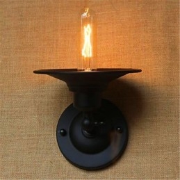 Dipinto rustico in stile Lodge Country per applique da parete con luce ambientale a braccio oscillante