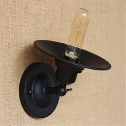 Dipinto rustico in stile Lodge Country per applique da parete con luce ambientale a braccio oscillante