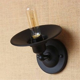 Dipinto rustico in stile Lodge Country per applique da parete con luce ambientale a braccio oscillante