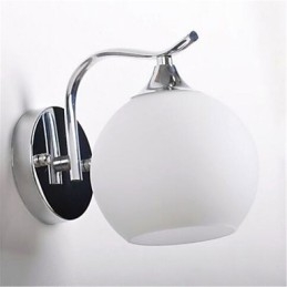 Applique da parete moderne e contemporanee con funzione elettroplaccata per protezione degli occhi in stile mini, luce ambientale