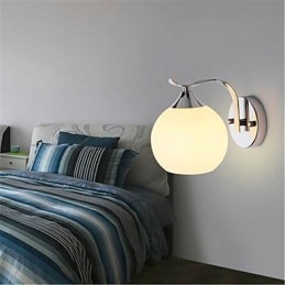 Applique da parete moderne e contemporanee con funzione elettroplaccata per protezione degli occhi in stile mini, luce ambientale