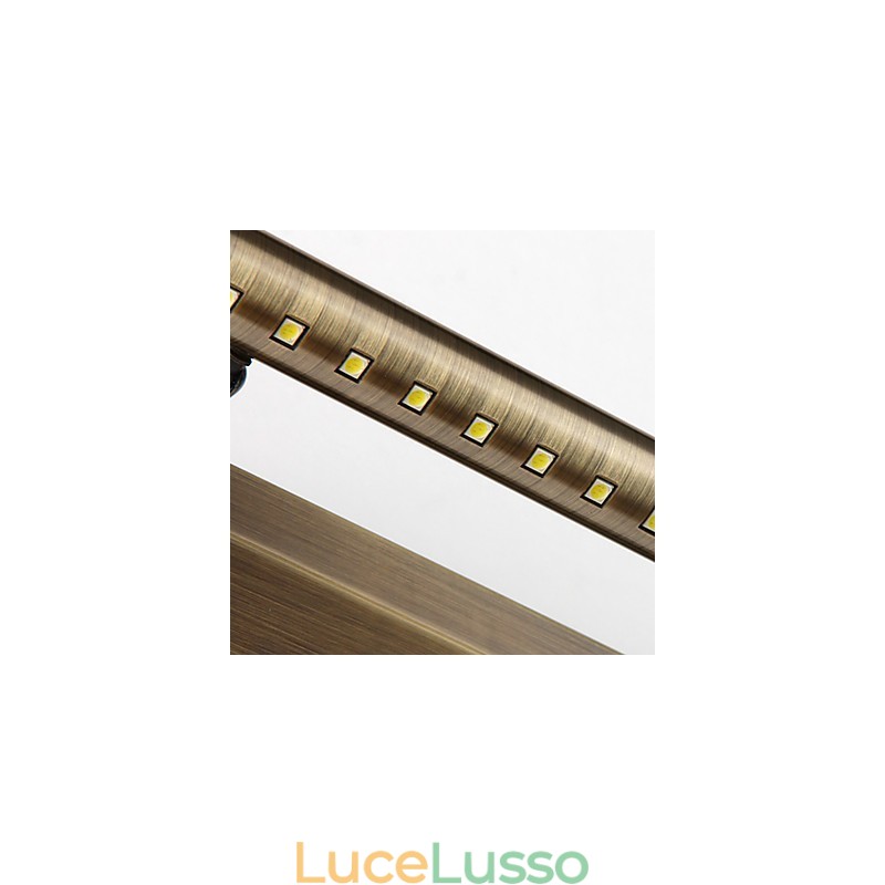 Lampada a specchio con tubo tondo Hardware