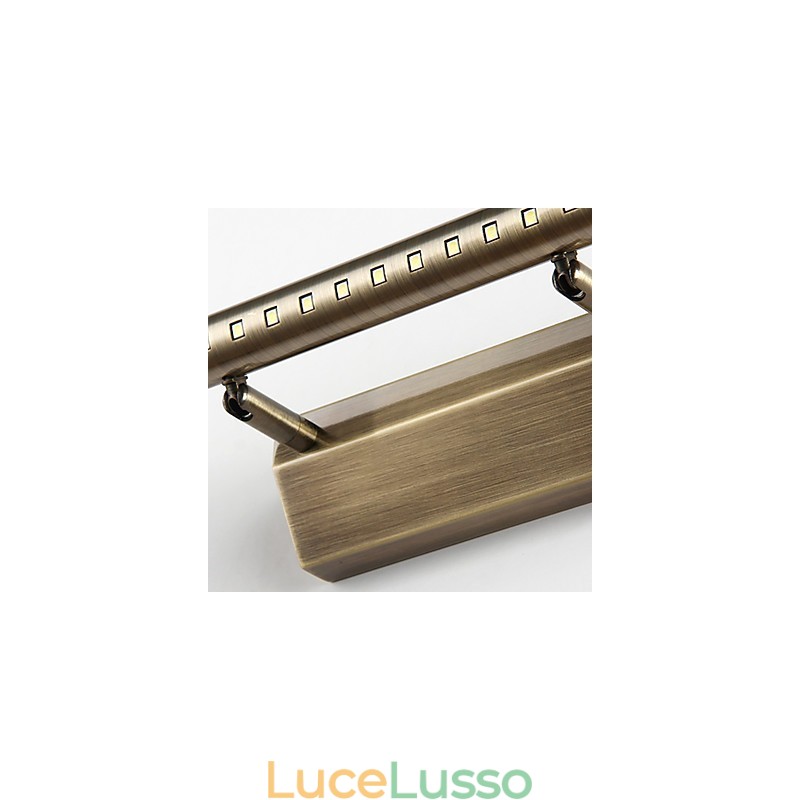 Lampada a specchio con tubo tondo Hardware