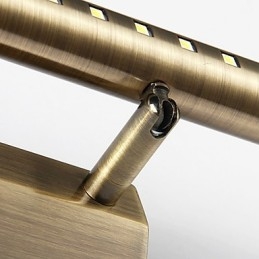 Lampada a specchio con tubo tondo Hardware