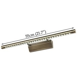 Lampada a specchio con tubo tondo Hardware