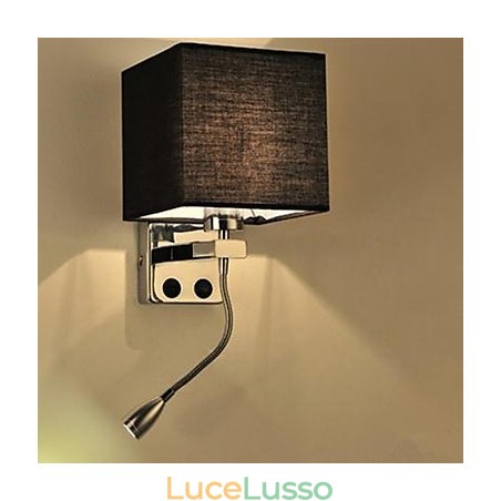 Lampada da comodino moderna in tessuto creativo per corridoio, balcone, camera d'albergo Lampada da comodino moderna in tessuto creativo per corridoio, balcone, camera d'albergo