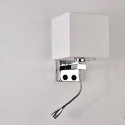Lampada da comodino moderna in tessuto creativo per corridoio, balcone, camera d'albergo