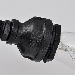 Applique da parete con tubi dell'acqua, stile retrò industriale, creativo, country, in metallo, per ristoranti, bar, tavoli da bar, applique da parete