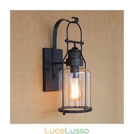 Finitura rustica in ossido nero retrò per la protezione degli occhi Luce ambientale Finitura rustica in ossido nero retrò per la protezione degli occhi Luce ambientale