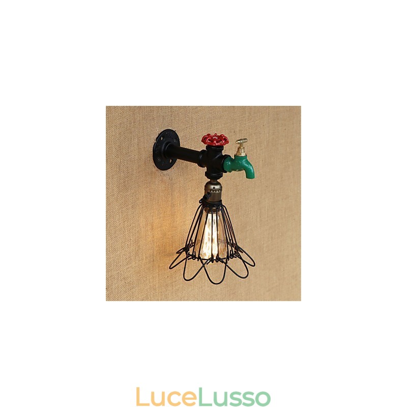 Caratteristica della pittura retrò del paese per applique da parete in stile mini con luce ambientale