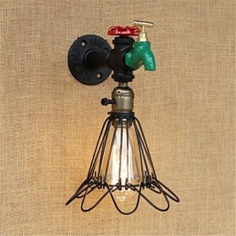 Caratteristica della pittura retrò del paese per applique da parete in stile mini con luce ambientale