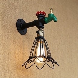 Caratteristica della pittura retrò del paese per applique da parete in stile mini con luce ambientale
