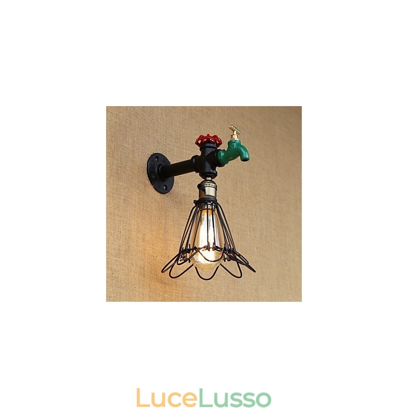 Caratteristica della pittura retrò del paese per applique da parete in stile mini con luce ambientale
