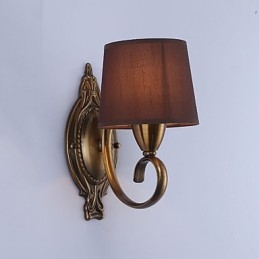 Applique da parete classica tradizionale elettroplaccata per la protezione degli occhi Applique da parete