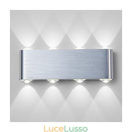 Lampada da parete moderna in alluminio leggero a filo integrata Lampada da parete moderna in alluminio leggero a filo integrata