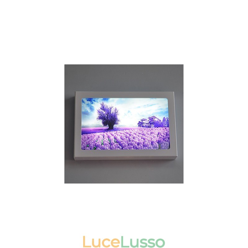 Pittura moderna contemporanea integrata, caratteristica moderna contemporanea per applique da parete con luce ambientale