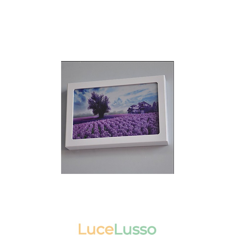Pittura moderna contemporanea integrata, caratteristica moderna contemporanea per applique da parete con luce ambientale