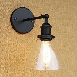 Applique da parete con luce ambientale in stile mini, stile retrò, elettroplaccato, per la protezione degli occhi