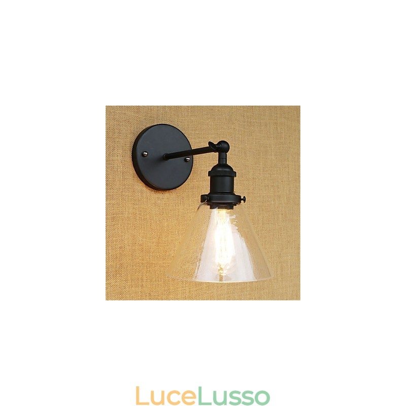 Applique da parete con luce ambientale in stile mini, stile retrò, elettroplaccato, per la protezione degli occhi