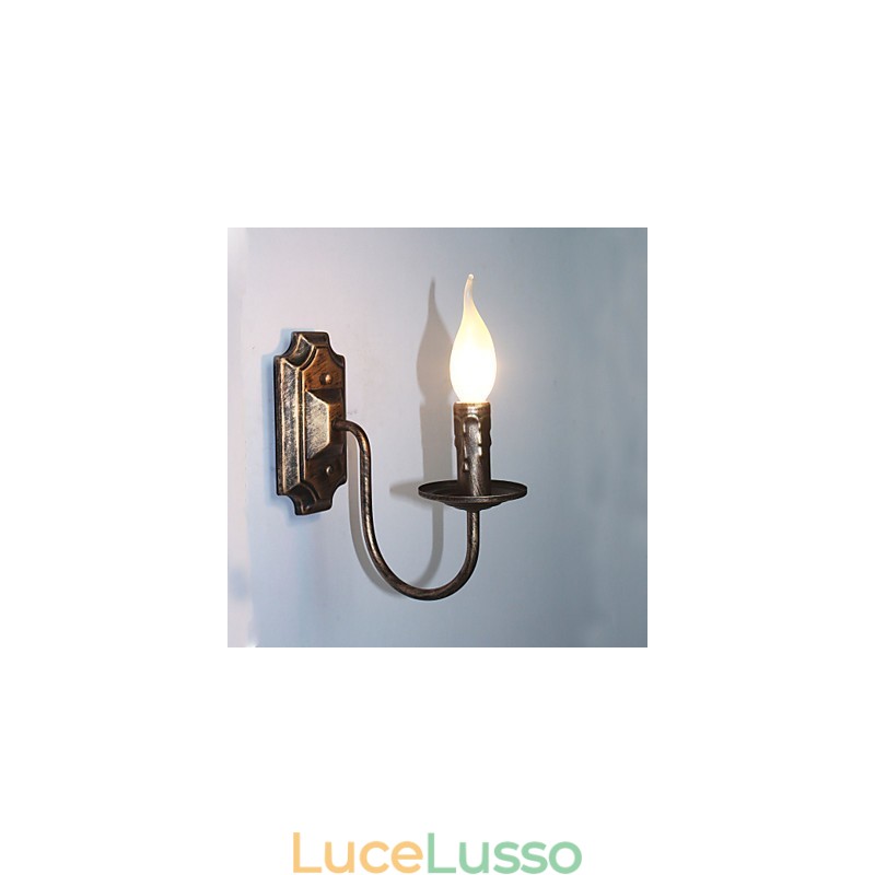 Lampada da parete antica a forma di candela Lampada da parete semplice per corridoio e balcone