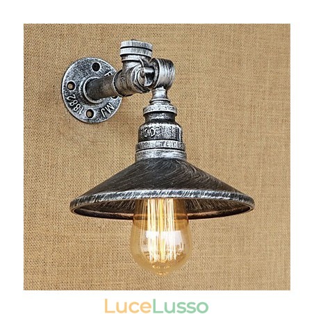 Rustic Lodge Country Retro Painting Caratteristica per applique da parete in stile mini con luce ambientale Rustic Lodge Country Retro Painting Caratteristica per applique da parete in stile mini con luce ambientale