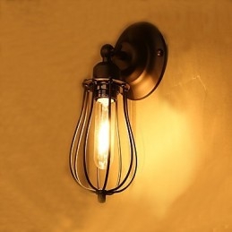Tradizionale Classico Rustico Lodge Country Pittura Caratteristica per Braccio Oscillante Luce Ambientale Applique da Parete Luce da Parete