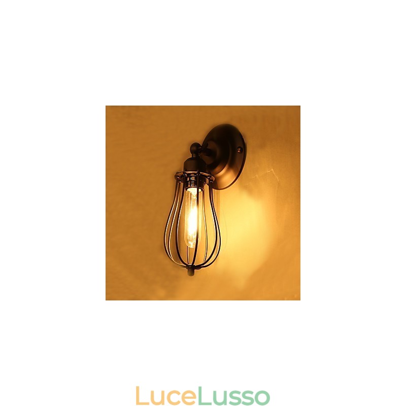 Tradizionale Classico Rustico Lodge Country Pittura Caratteristica per Braccio Oscillante Luce Ambientale Applique da Parete Luce da Parete