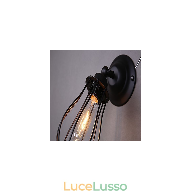 Tradizionale Classico Rustico Lodge Country Pittura Caratteristica per Braccio Oscillante Luce Ambientale Applique da Parete Luce da Parete