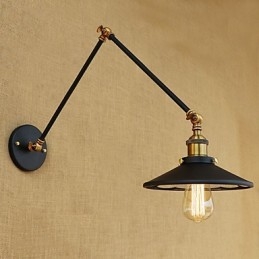 Rustic Lodge Country Retro elettrolitico Caratteristica per Mini Style Swing Arm Luce ambientale